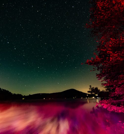 Colored fog at Echo Lake