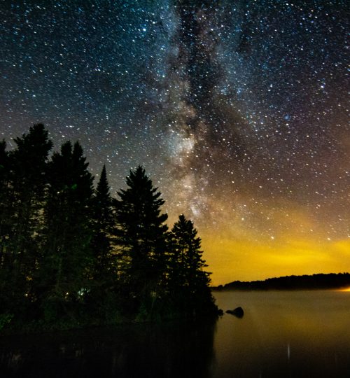 Milky Way over Seymour Lake