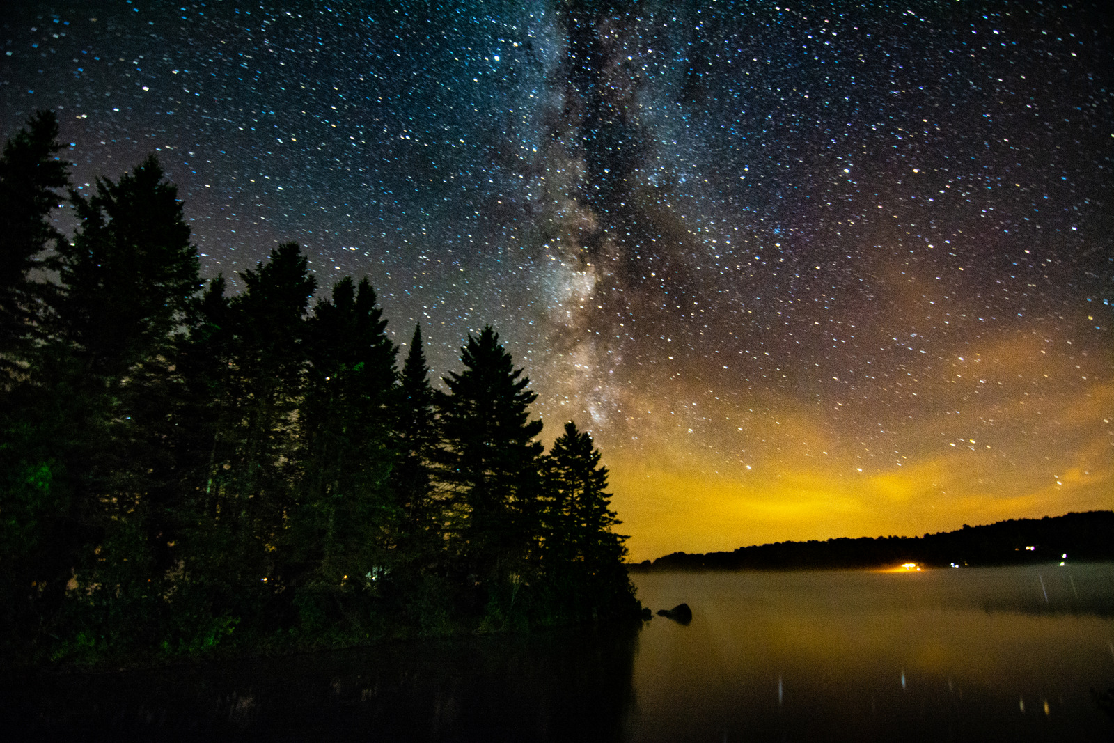 Milky Way over Seymour Lake